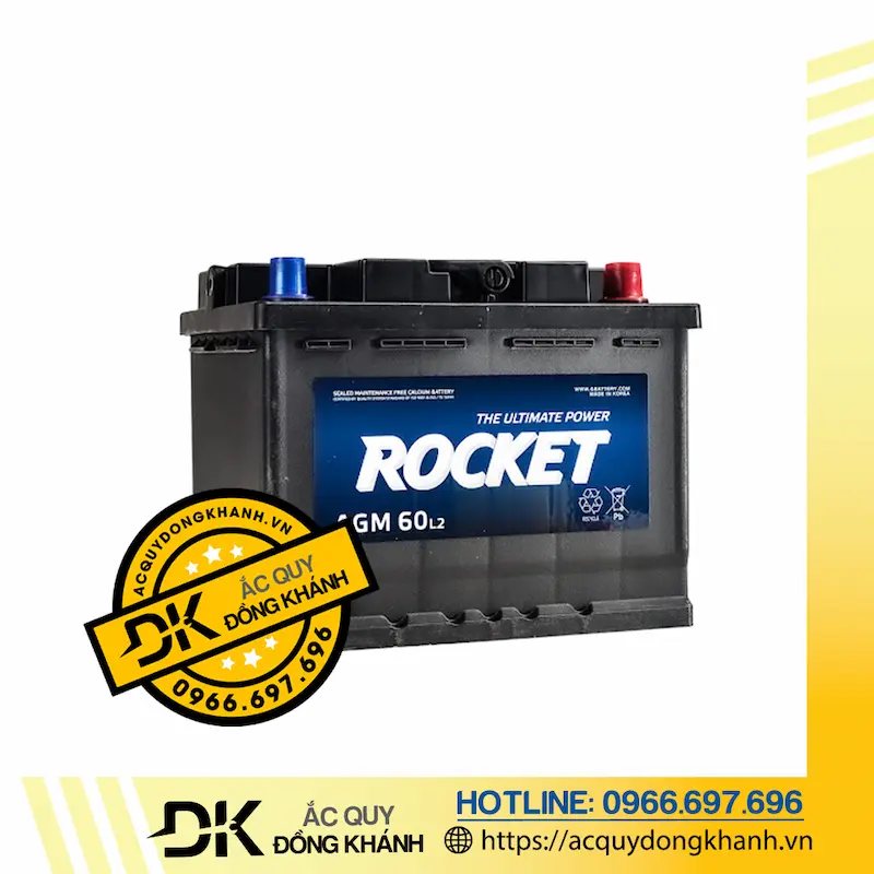 Ắc Quy ROCKET AGM L2 12V - 60AH