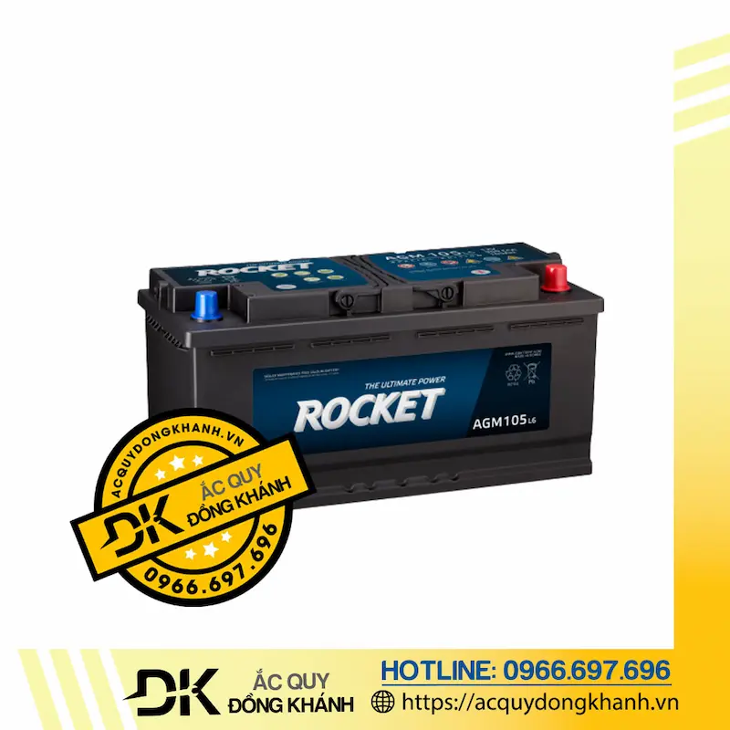 Ắc Quy Rocket AGM L6 12V - 110AH
