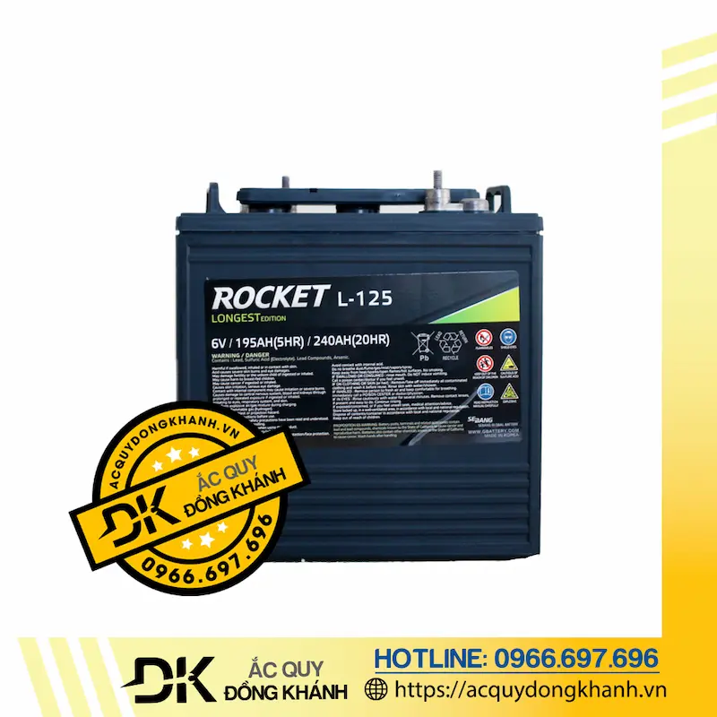 Ắc Quy ROCKET L-125 6V - 240AH
