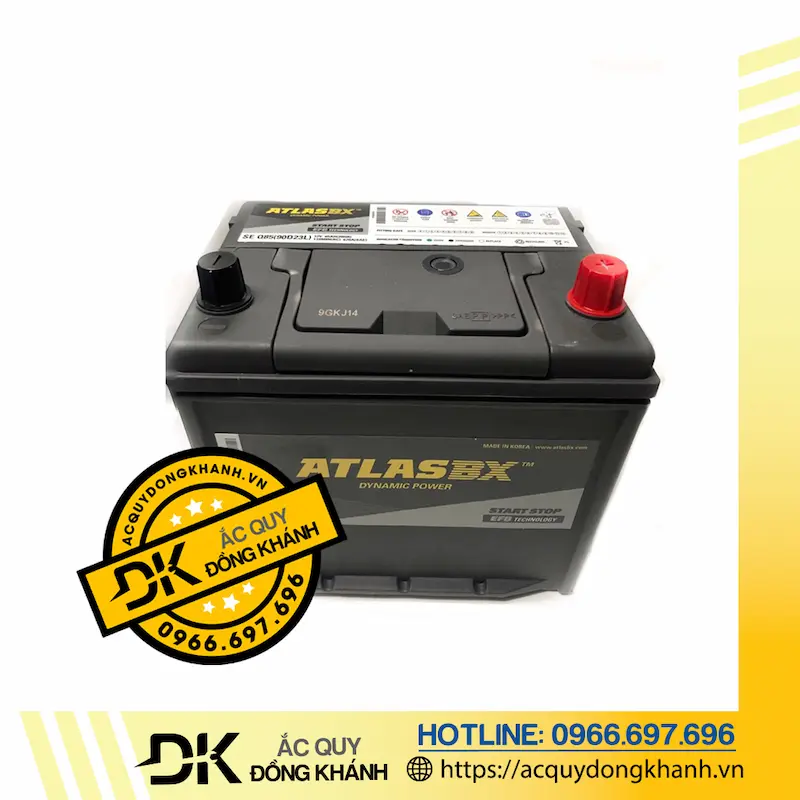 Ắc Quy Atlas SE-Q85 90D23FL 12V - 65AH