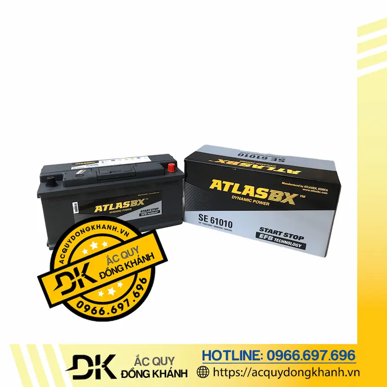 Ắc Quy Atlas Din UMF 61010 (DIN110)