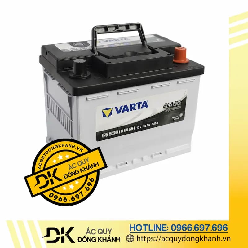 Ắc Quy Varta 55530 DIN55 12V - 55Ah