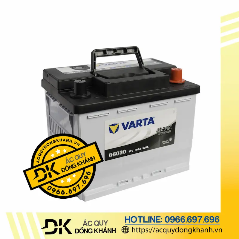 Bình Ắc Quy Varta 60Ah 12V - 56030 Din60