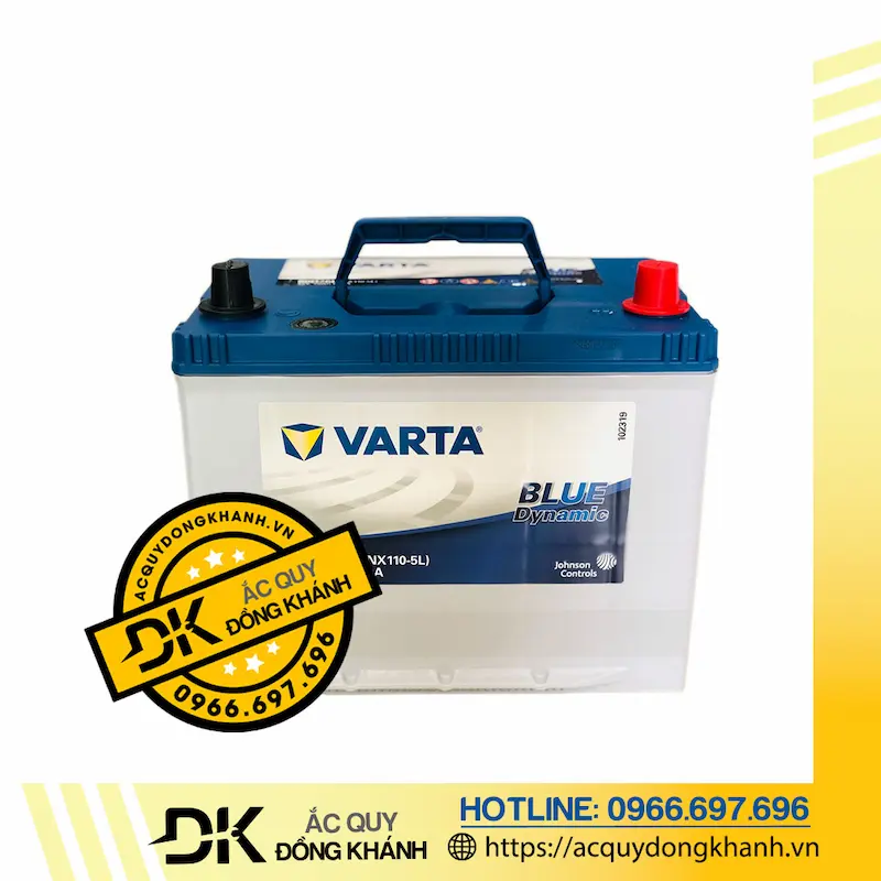 Ắc Quy Varta 80D26L NX110-5L 12V - 75Ah
