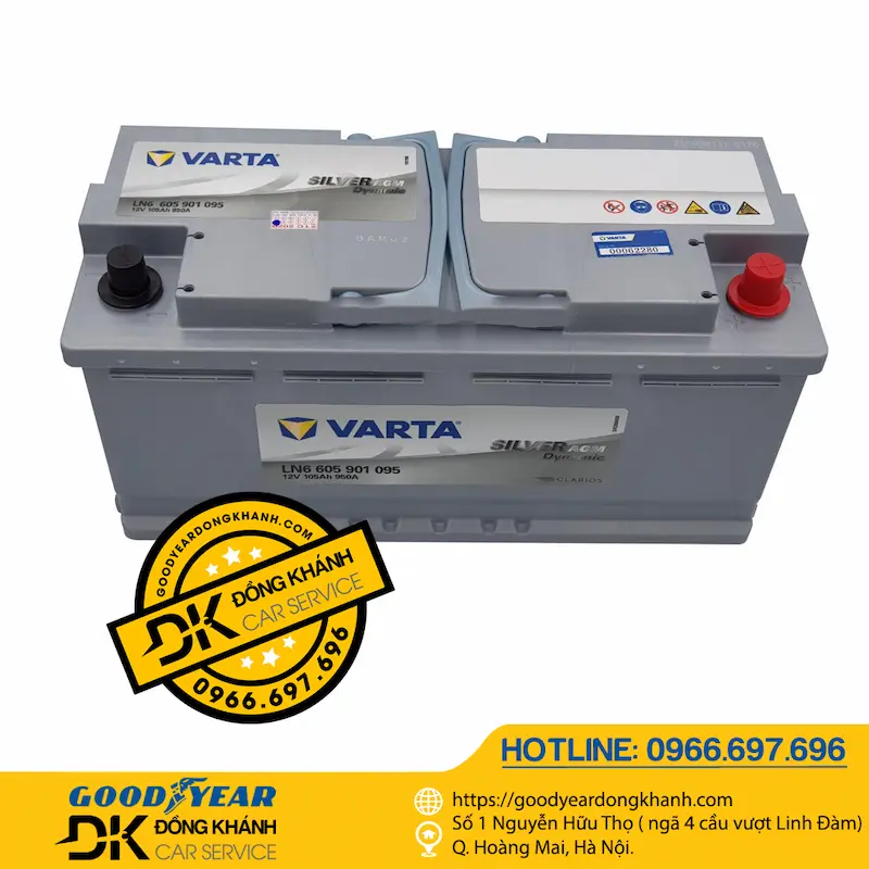 Ắc Quy Varta 105Ah 12V - AGM LN6 605901095
