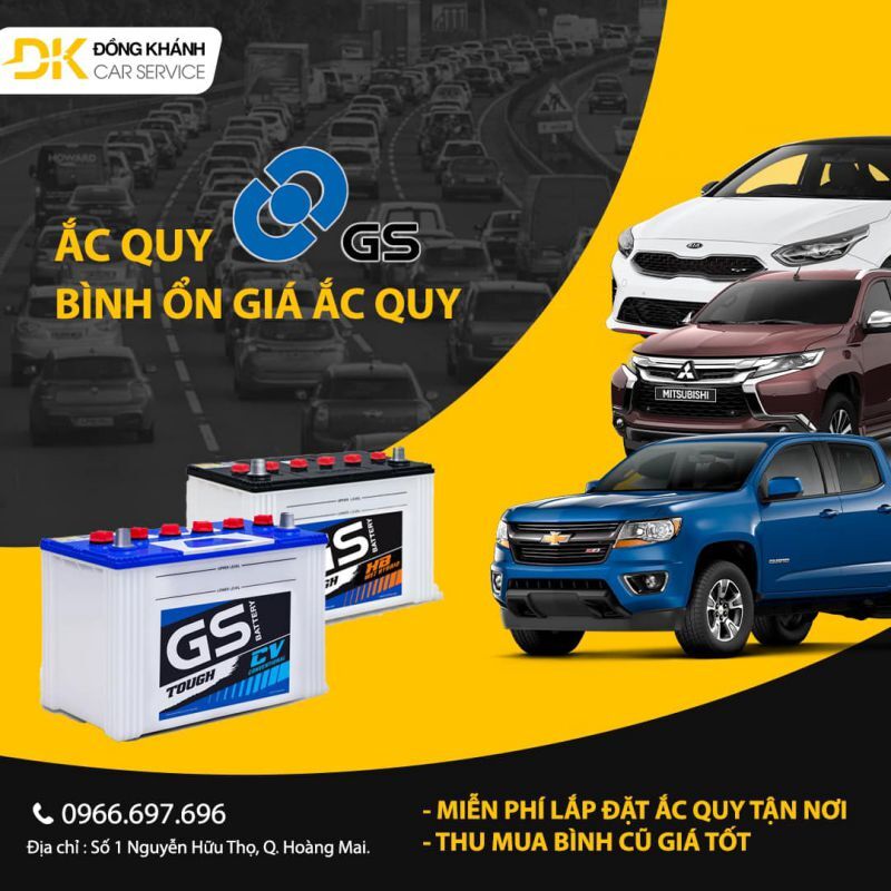 Công dụng của ắc quy GS 12V