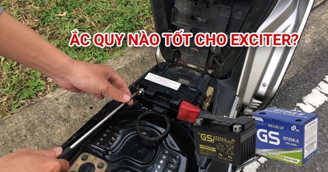 mua ắc quy Exciter 135 nào tốt