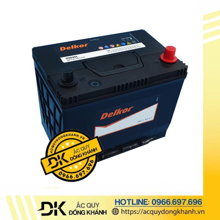 Báo giá bình ắc quy Delkor 75ah