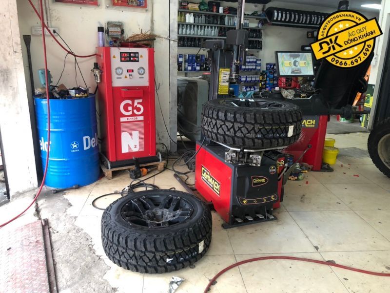 Lắp đặt lốp Kumho 265/60R18